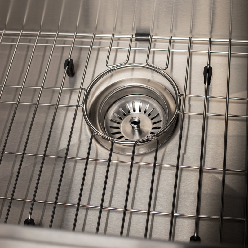 Garmisch Stainless Steel 30" L x 18" W Undermount Kitchen Sink with Basket Strainer