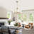 5 - Lights Dimmable Drum Chandelier-473918398