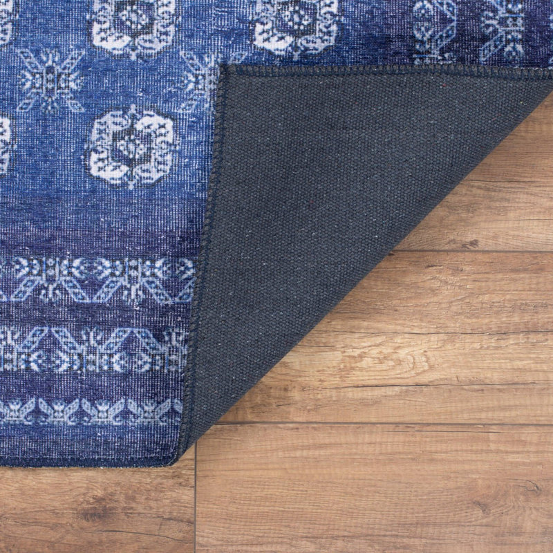 Premium Machine Washable Carpet, 4.6 x 6.2 Feet, 100% Polyester, 1850 g/m² | Pile Height: 0.2 Inches | Eco-Friendly Recycled Poly Cotton Underside | Perfect for Living Room, Bedroom, and High-Traffic Areas