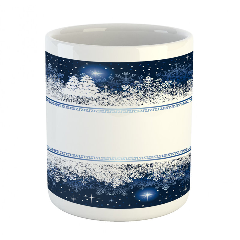 Grande tasse à café frosty