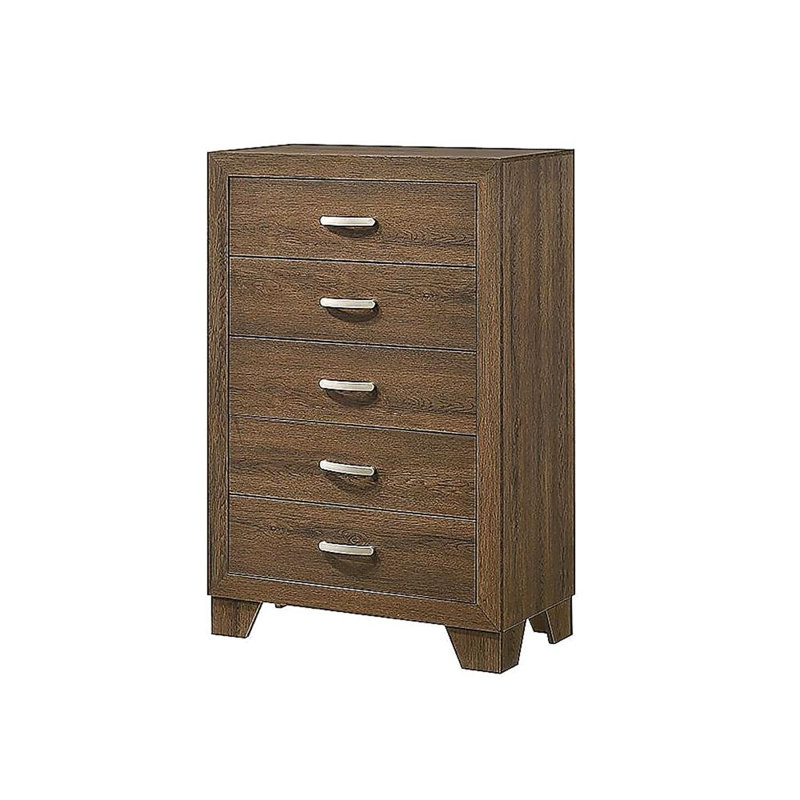 Commode à finition chêne Miquell