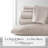 Southshore Fine Linens Vilano Springs Extra Deep Pocket 4-Piece Sheet Set, Ultra Soft Double-Brushed 110 GSM Microfiber Bedding, 21-Inch Deep Pocket, 2 Pillowcases, Twin XL, Natural Beige-86340227-86340234