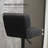 Swivel Upholstered Adjustable Height Counter Stool with Metal Frame-407801590