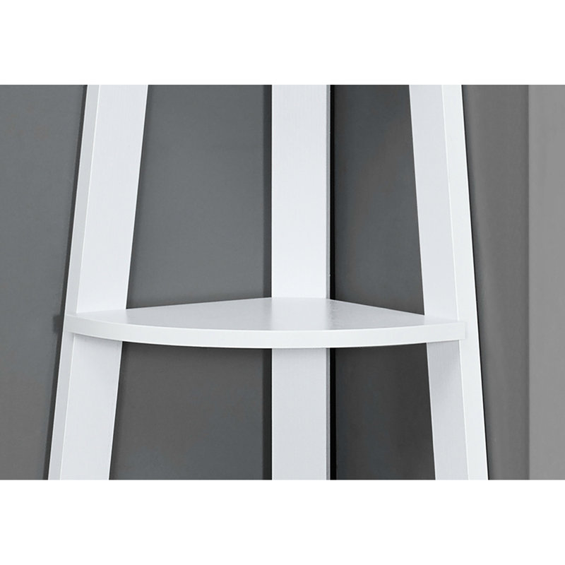 Bureau blanc moderne - 5 niveaux, convient parfaitement aux coins de chambre à coucher au design contemporain