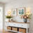 1-Light Flush Mounted Linen Wall Sconce