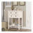 Narrow Console Table, Slim Sofa Table With Three Storage Drawers And Bottom Shelf (Ivory White)-1184002620
