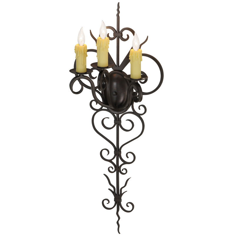 Kenna 3 - Light Candle Wall Light