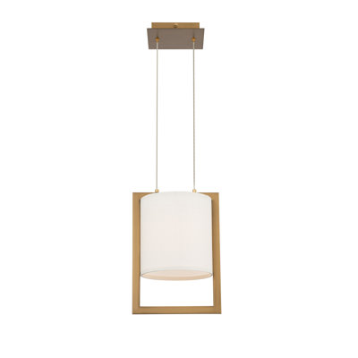 Luminaire suspendu tambour 1 lumière Park Avenue