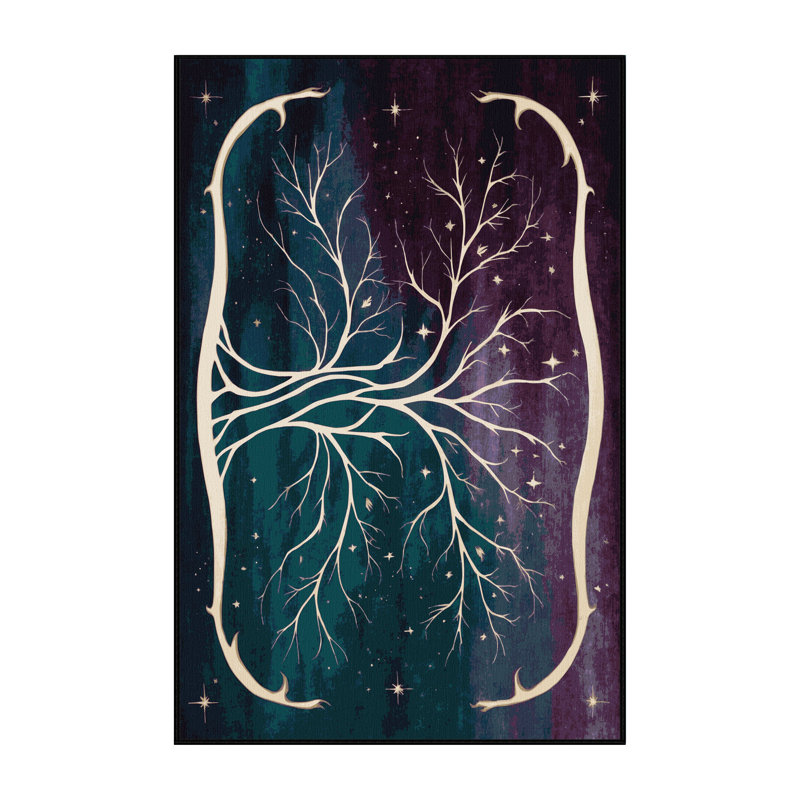Celestial Bloom Rug, Rectangle 3' x 5'