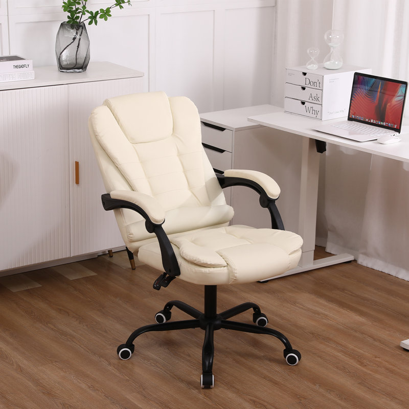 Rebrilliant Office Chair, White