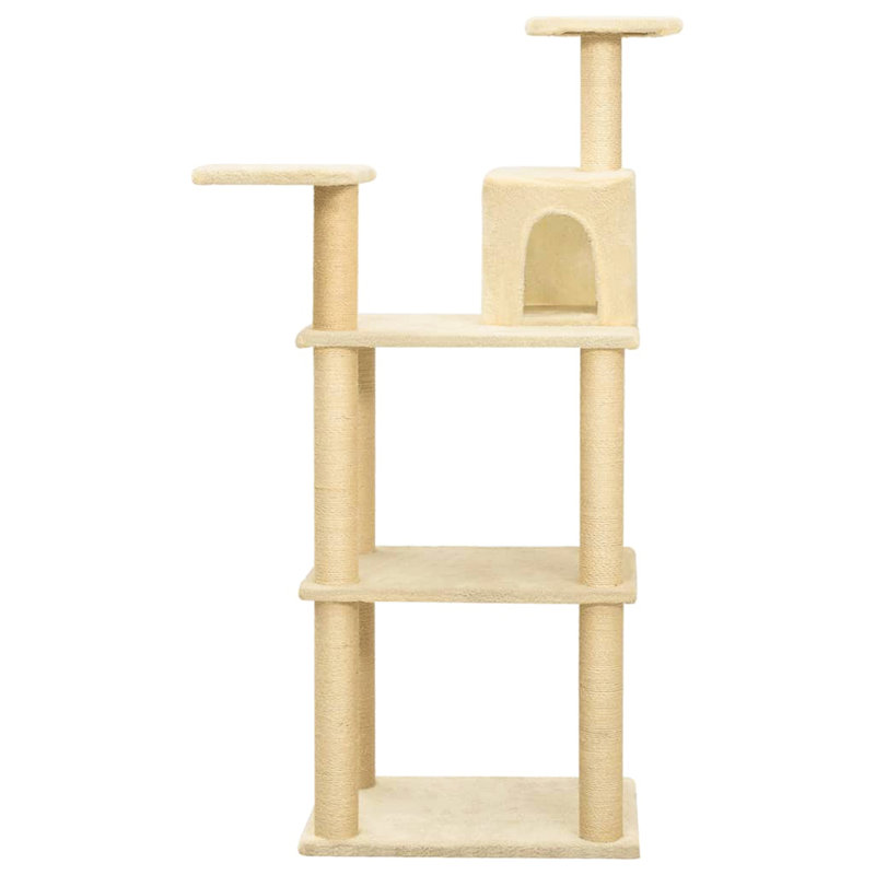 Dorsey 119cm H Cat Tree, Cream