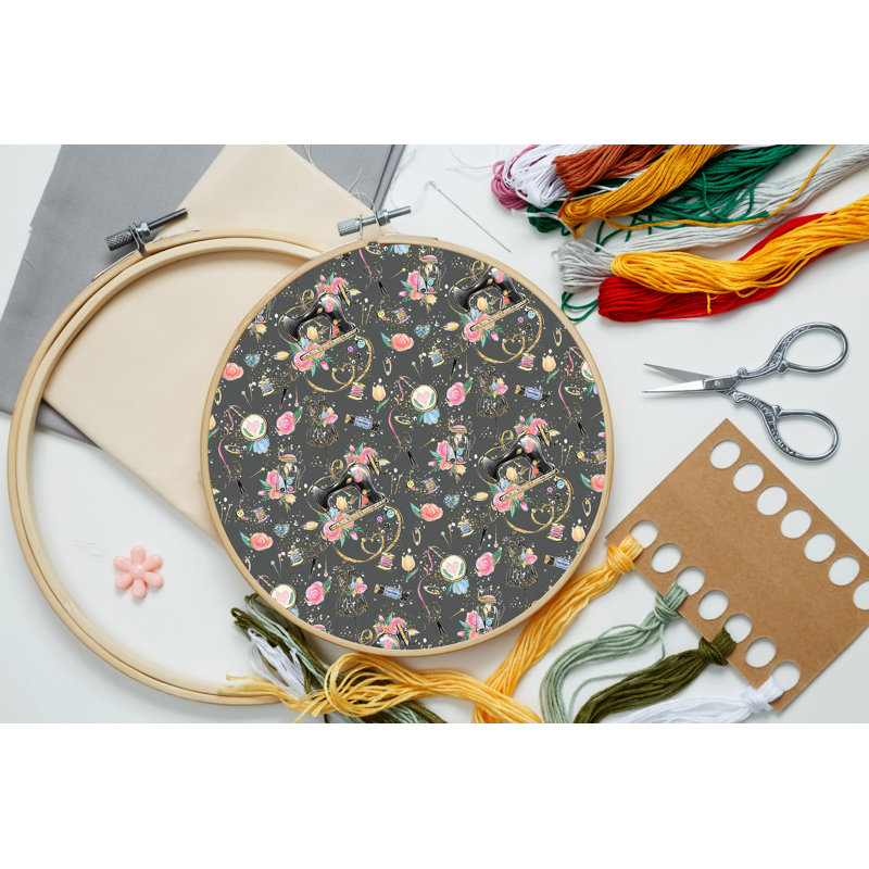 Bellechester Sewing Machine Print Fabric 1.0m x 1.5m