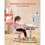 Chaise et bureau d'étude pour enfants avec bibliothèque et tiroir réglables en hauteur -1490269691