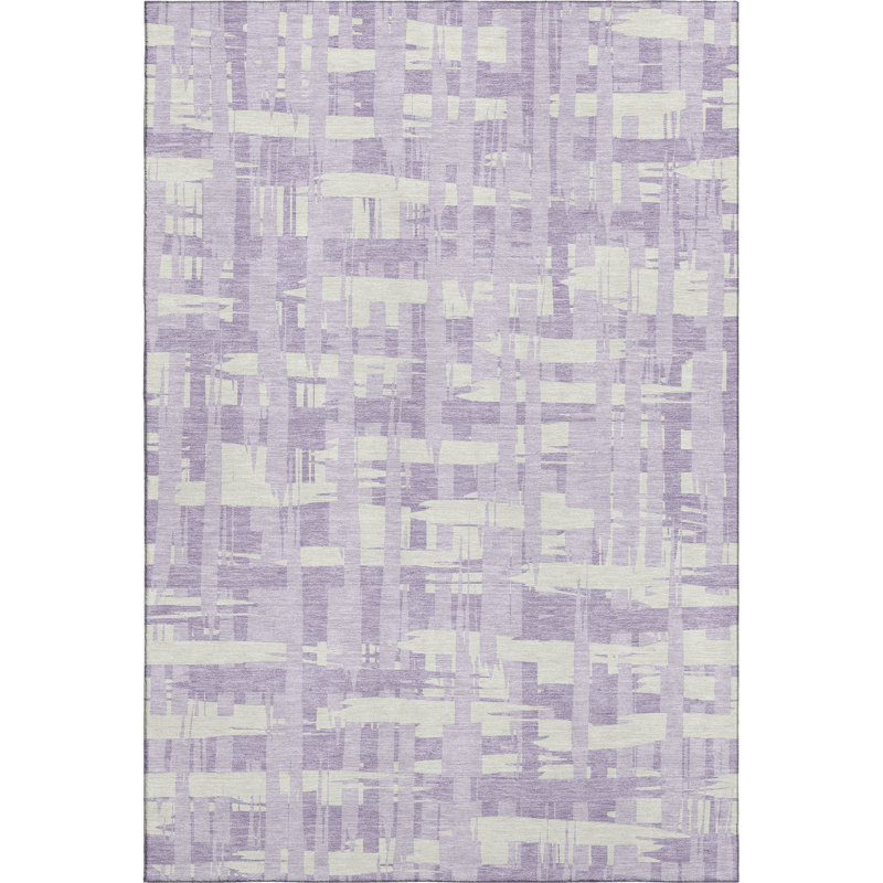 Premium Machine Washable Chelston AMF1849 Stripes Rug, Rectangle 3' x 5'