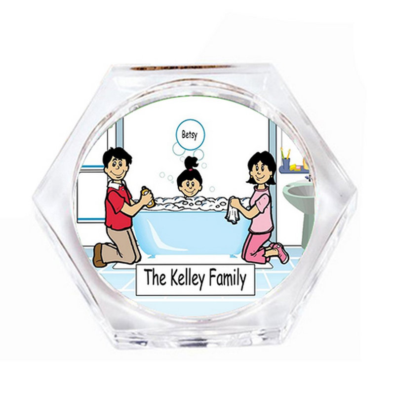 Ensemble de 4 sous-verres personnalisés, Oui