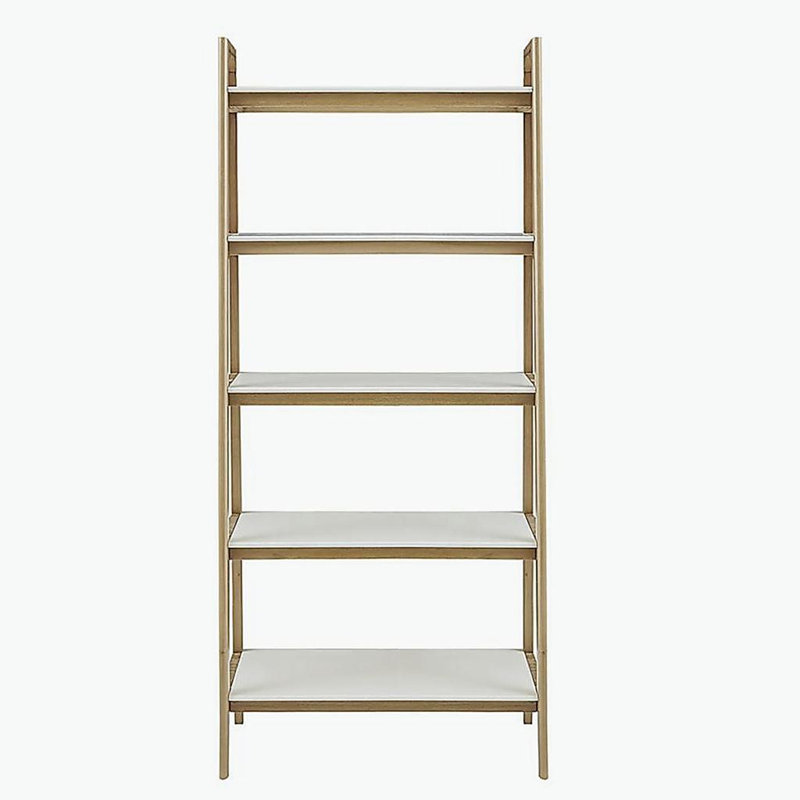 Tablette / bibliothèque, Blanc cassé / naturel