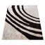 Tapis à poils longs en polyester touffeté à la main Manns - Rectangle | Ivoire et brun | Design contemporain | Tapis pour le salon, la chambre à coucher-83552782