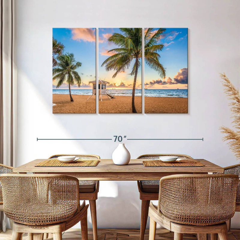 Gillard Fort Lauderdale Beach, H 36 po x l 57 po