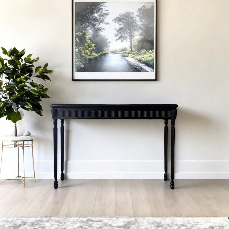 Console rétro sculptée, H 31,5 po x l 39,37 po x P 13,78 po