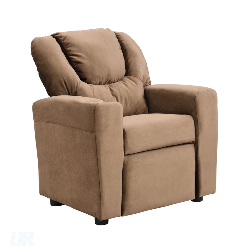 Kids Recliner Chair With Cup Holder, Footrest, And Backrest, Ideal For Comfort And Durability In Any Room