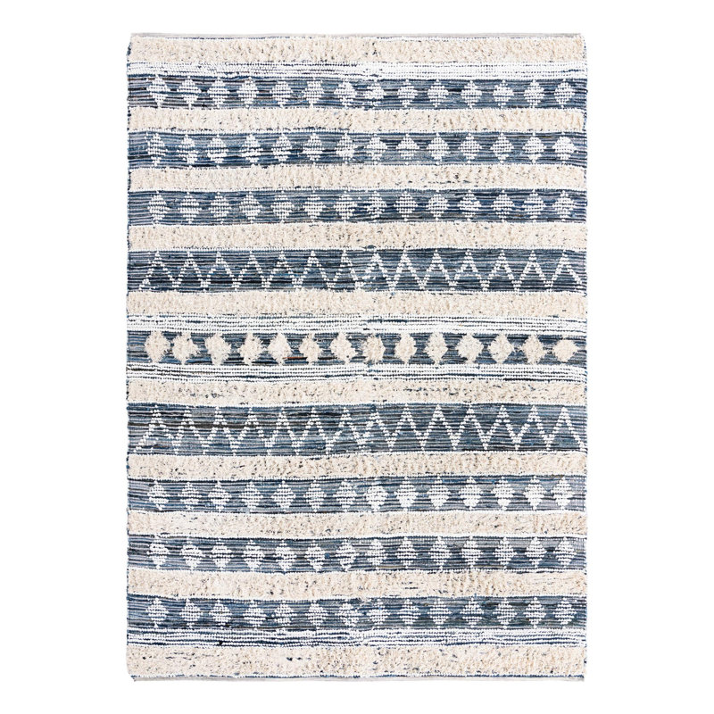 Ameleah Cotton Geometric Indoor Rug, Rectangle 8' x 11'