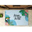 Non-Slip Floral Outdoor Doormat