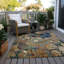 Tapis intérieur / extérieur beige en polyester tissé à la machine Altair-2037021349