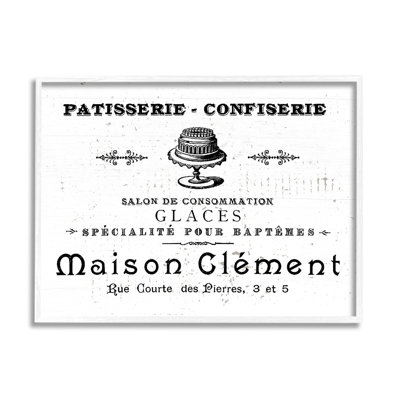 " Vintage Patisserie Bakery Sign " by Lil' Rue