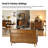 Aviannah Clegg 52'' W Mid-Century 7 - Drawer Dresser with Solid Wood Legs and Built-in Drawer Dividers-864649973