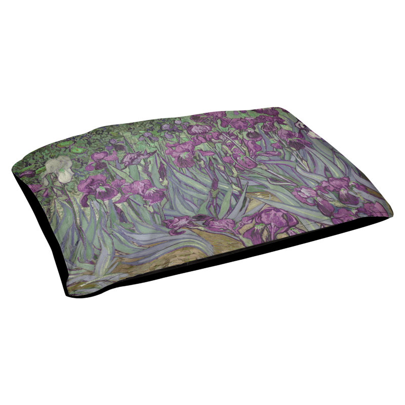 Coussin pour chien iris Weddle, Grand (H 14 po x l 42,5 po x P 32,5 po), Rose 