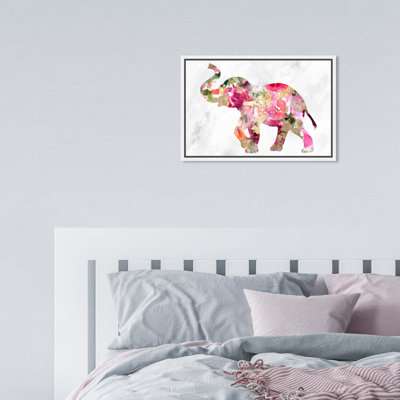 " Elephant Floral " by Oliver Gal