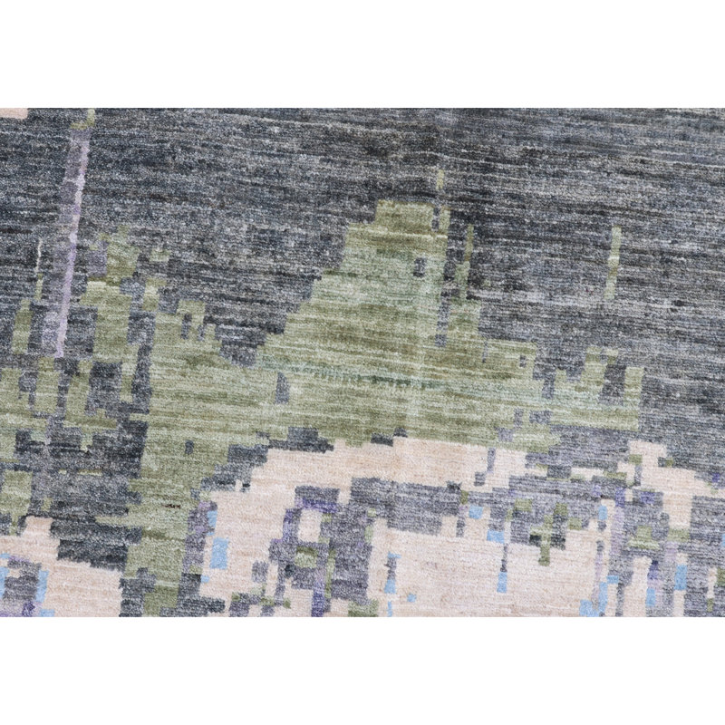 Tapis multicolore de haute qualité noué à la main