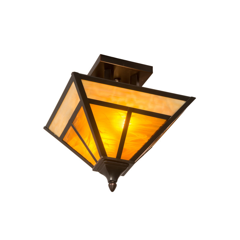 "T" Mission 2 - Light Semi Flush Mount