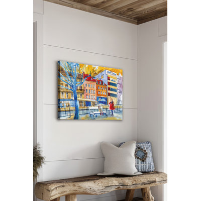 Superbe peinture sur toile décorative, 16 po x 24 po | 100% toile avec une épaisseur de 1,2 pouce | Parfait pour la décoration intérieure, le salon et le bureau | Couleurs éclatantes et conception unique pour rehausser tout espace
