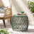 Outdoor Iron frame Table with sturdy base and lattice design-1751300576