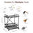 Mobile Alloy Steel Garden Tool Organizer - Sliding Shelf For Efficient Storage