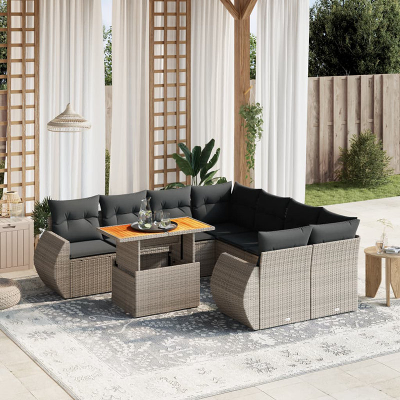 Ensemble de canapé de jardin Vidaxl