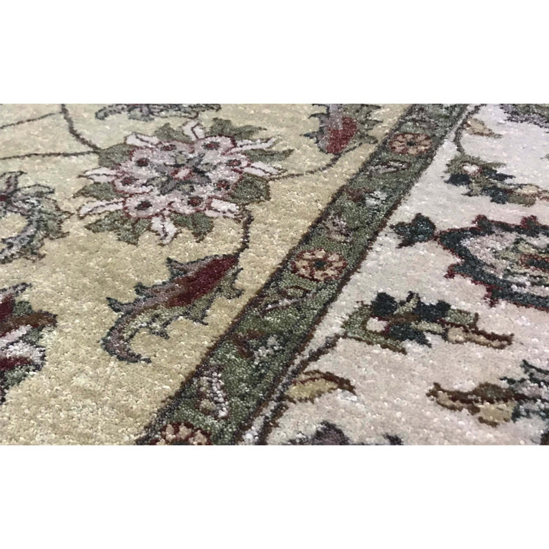 Ziegler Wool Oriental Area Rug in Gold/Beige