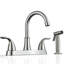 Robinet de cuisine escamotable avec accessoires