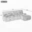 Canapé modulaire moderne pour le salon-31652987