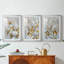 FLORAL Series CCLXII - Impression encadrée sur mesure de qualité supérieure - 3 pièces-1243561435-1243561439