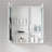 36'' W x 26'' H Surface Frameless Mirror Medicine Cabinet, Beveled Mirror Edges Bathroom Medicine Cabinet-1039394960