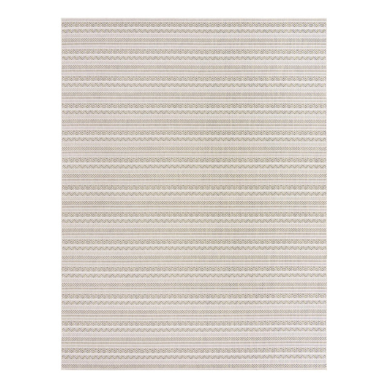 Striped Indoor / Outdoor Rug, Rectangle 9' x 12'