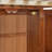 Solid Pine Full Size Multifunctional All-In-One Loft Bed Frame with Integrated Work and Storage Space, Warm Brown