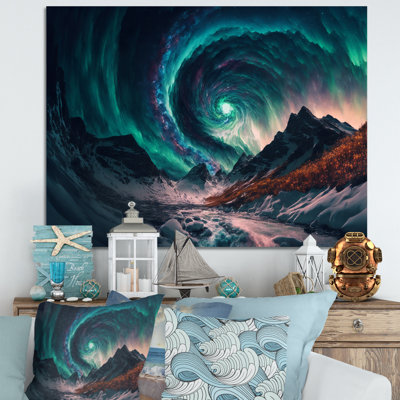 Aurore boréale Magical Northern Lights II - reproduction sur toile