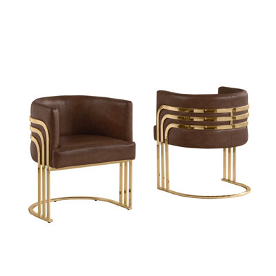 25'' Wide Velvet Barrel Single Chair