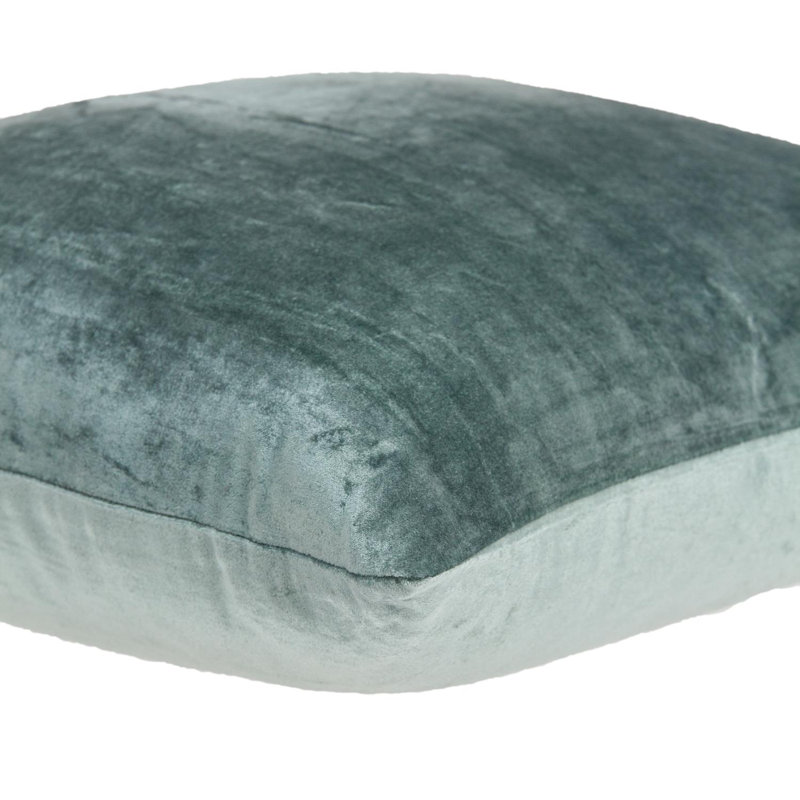 Housse et insert de coussin Topaz, Polyester / Bourre en polyester, Écume de mer, 22 po x 22 po