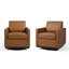 Fauteuil rembourré pivotant-1414379576