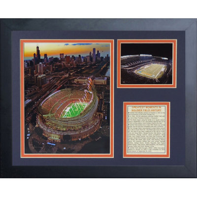 Chicago Bears Soldier Field, nouveau cadre encadré