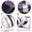 «Mauve noir aux multiples facettes tourbillonnantes» - art mural sur toile Cubism-1188653154-1188653155